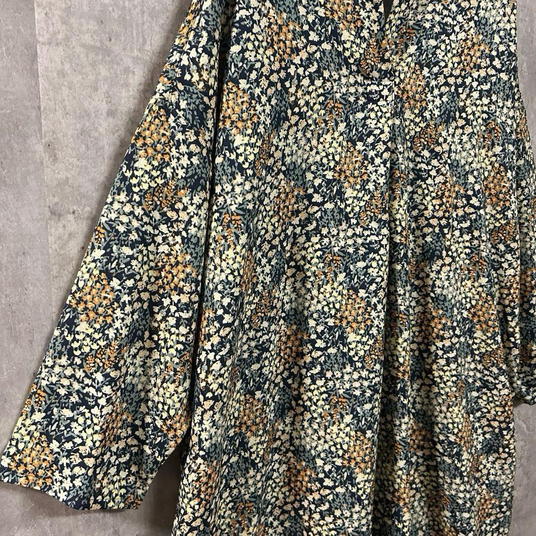 美品JOURNALSTANDARDLUXE ハリ感と落ち感プリントワンピースF