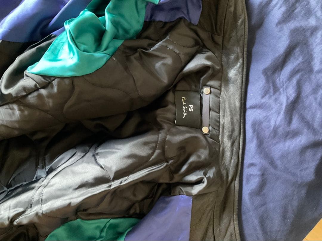 PS Paul Smith レザージャケット シングルライダース ブラック 本革
