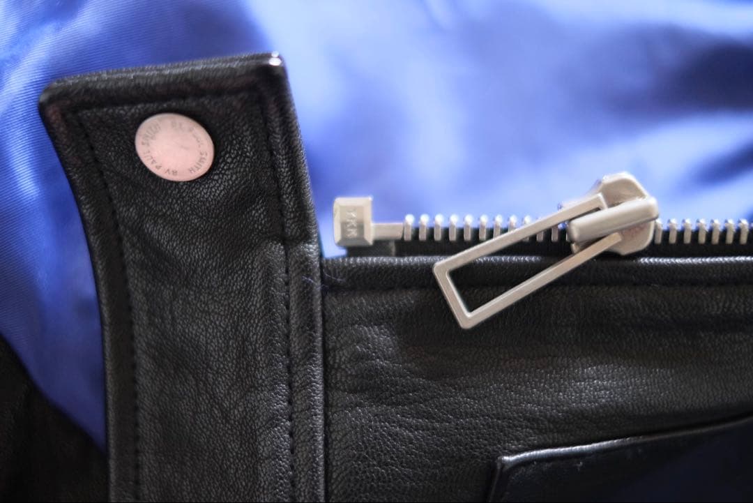PS Paul Smith レザージャケット シングルライダース ブラック 本革