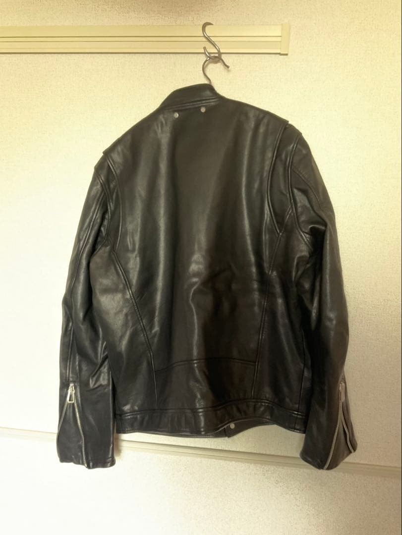 PS Paul Smith レザージャケット シングルライダース ブラック 本革