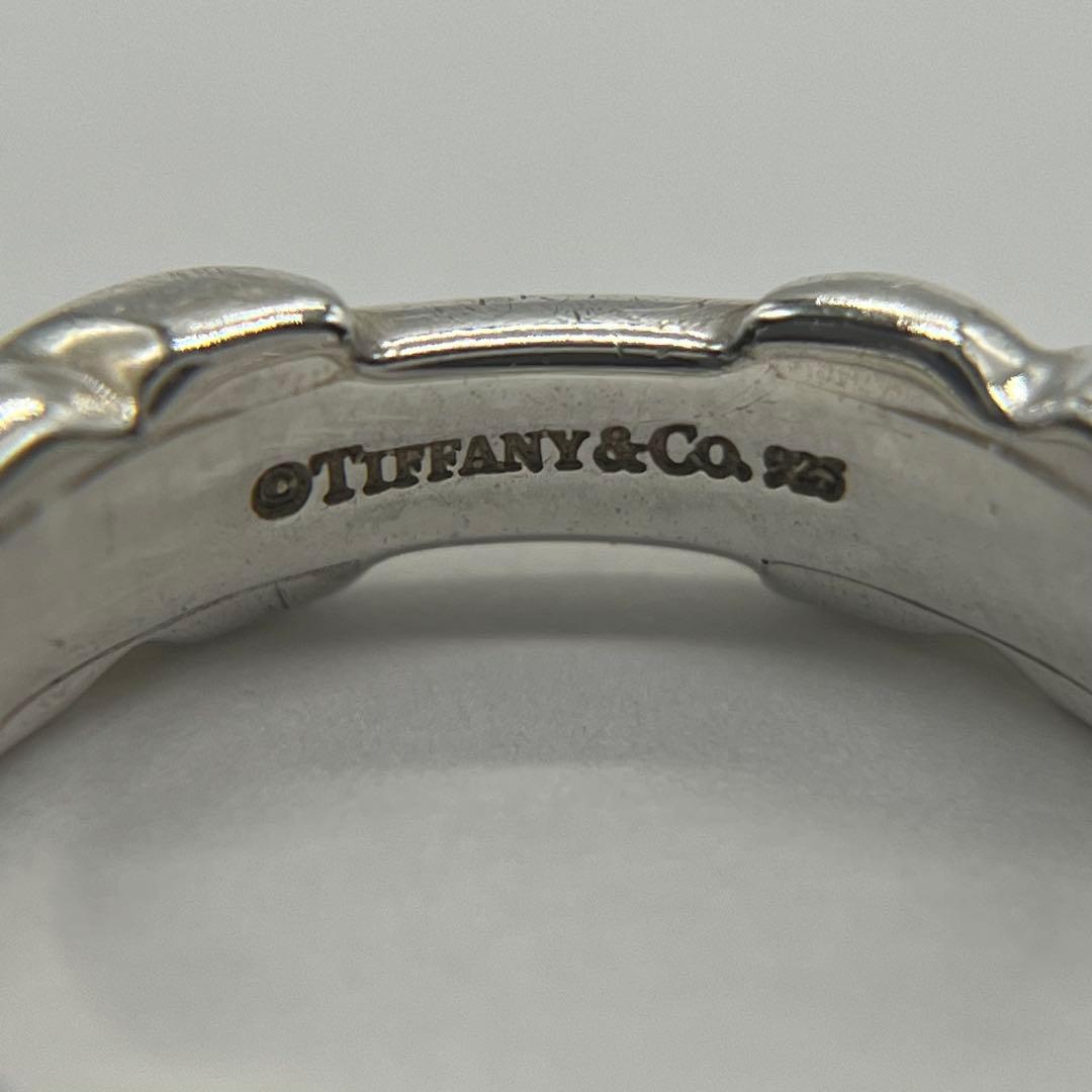 ティファニー TIFFANY シグネチャークロス ステッチリング 8号 SV