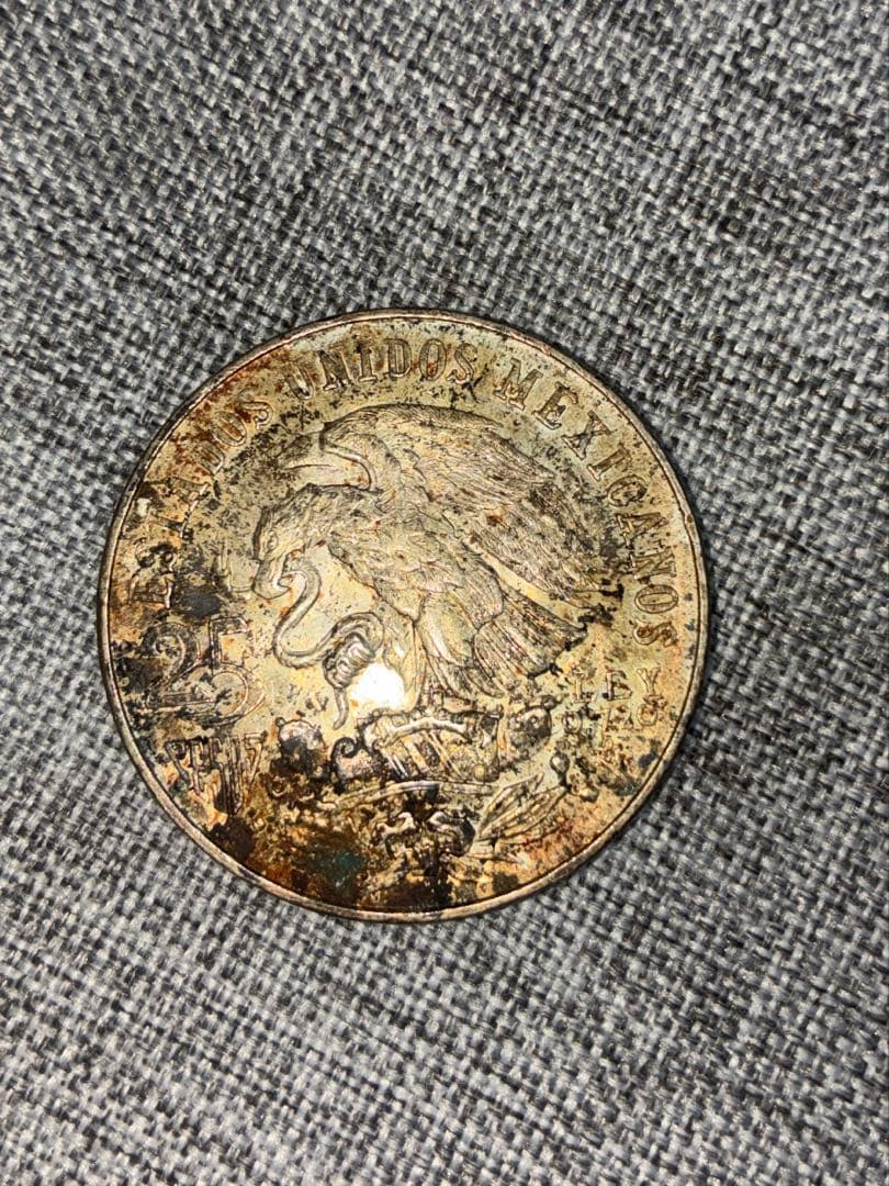 オリンピック記念硬貨 メキシコ25ペソ銀貨1968年の第19回記念