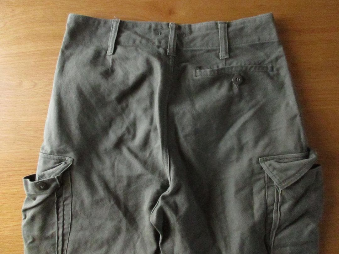 ★美品ドイツ軍'90sモールスキン6Pカーゴパンツ12