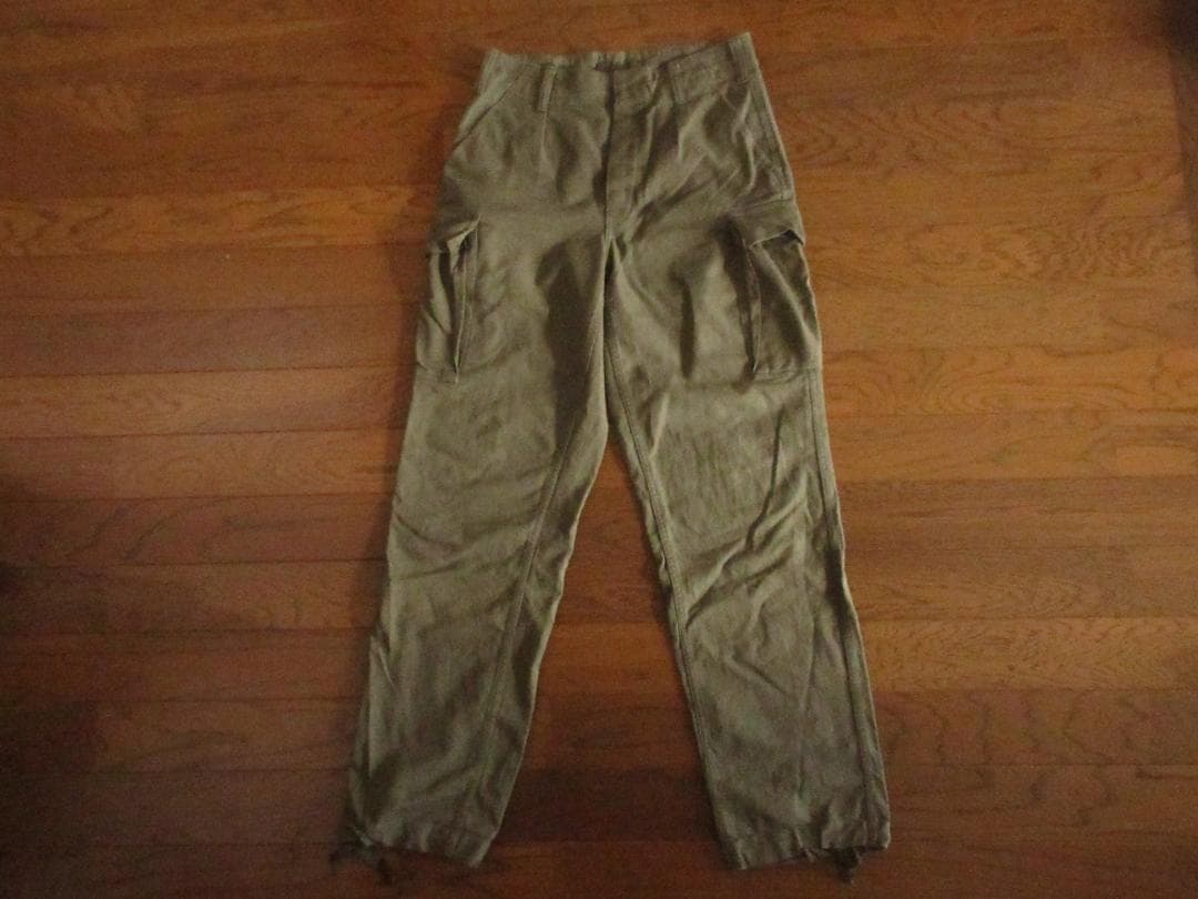 ★美品ドイツ軍'90sモールスキン6Pカーゴパンツ12
