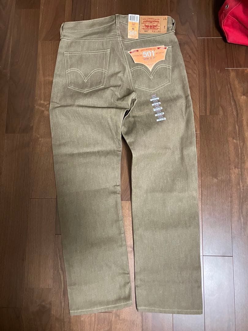 【激レアカラー】levi's 501 W32 L30 リジッド【デッドストック】
