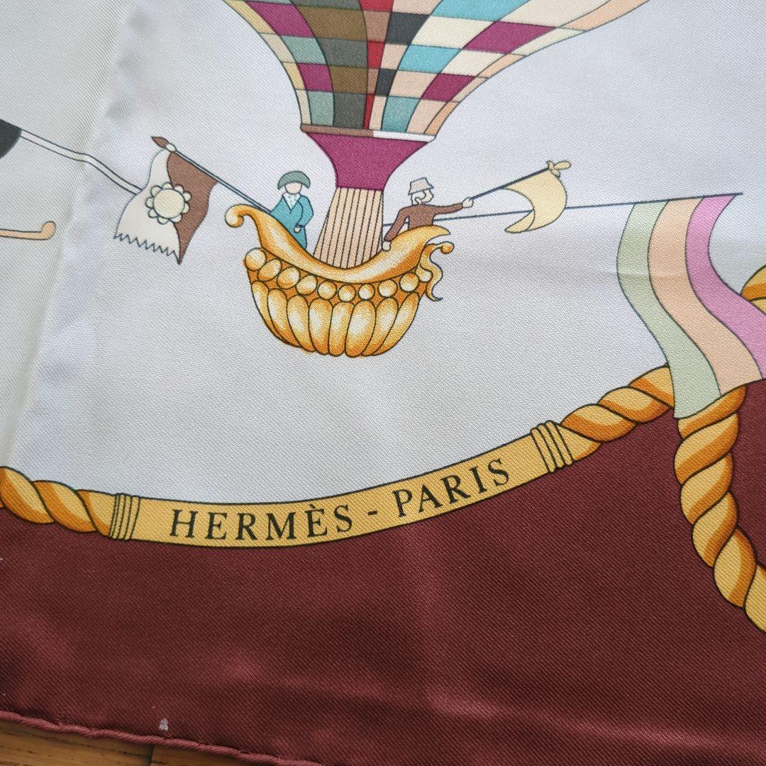 HERMÈS シルクスカーフ 気球デザイン