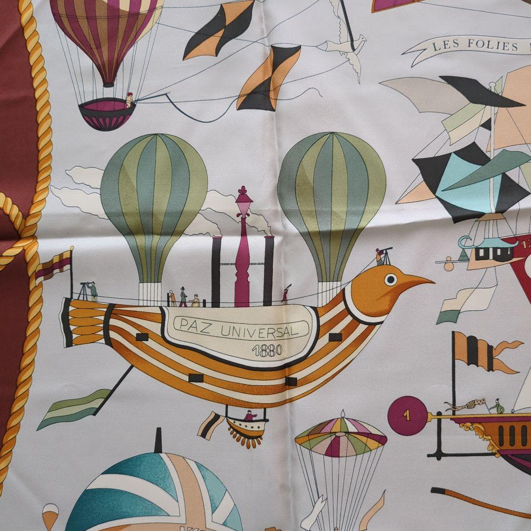HERMÈS シルクスカーフ 気球デザイン