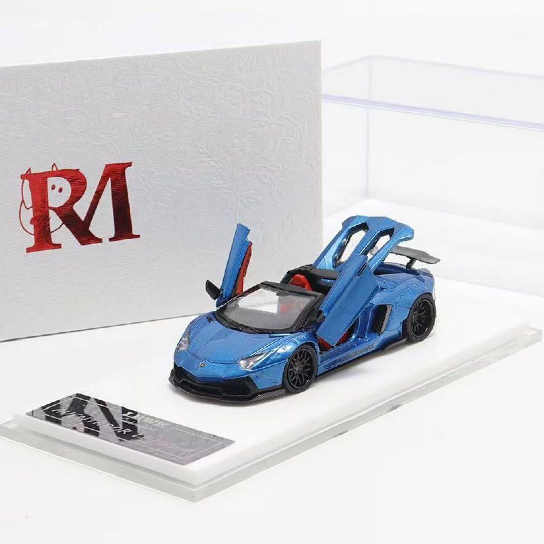 RM 64 ランボルギーニ アヴェンタドール LP700-4 LBWK ブルー