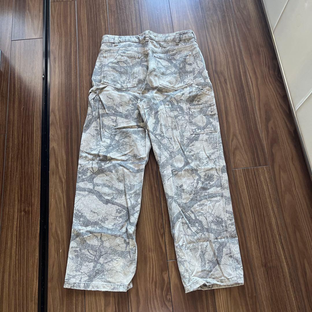 ZARA リアルツリー　カーゴペインターパンツ