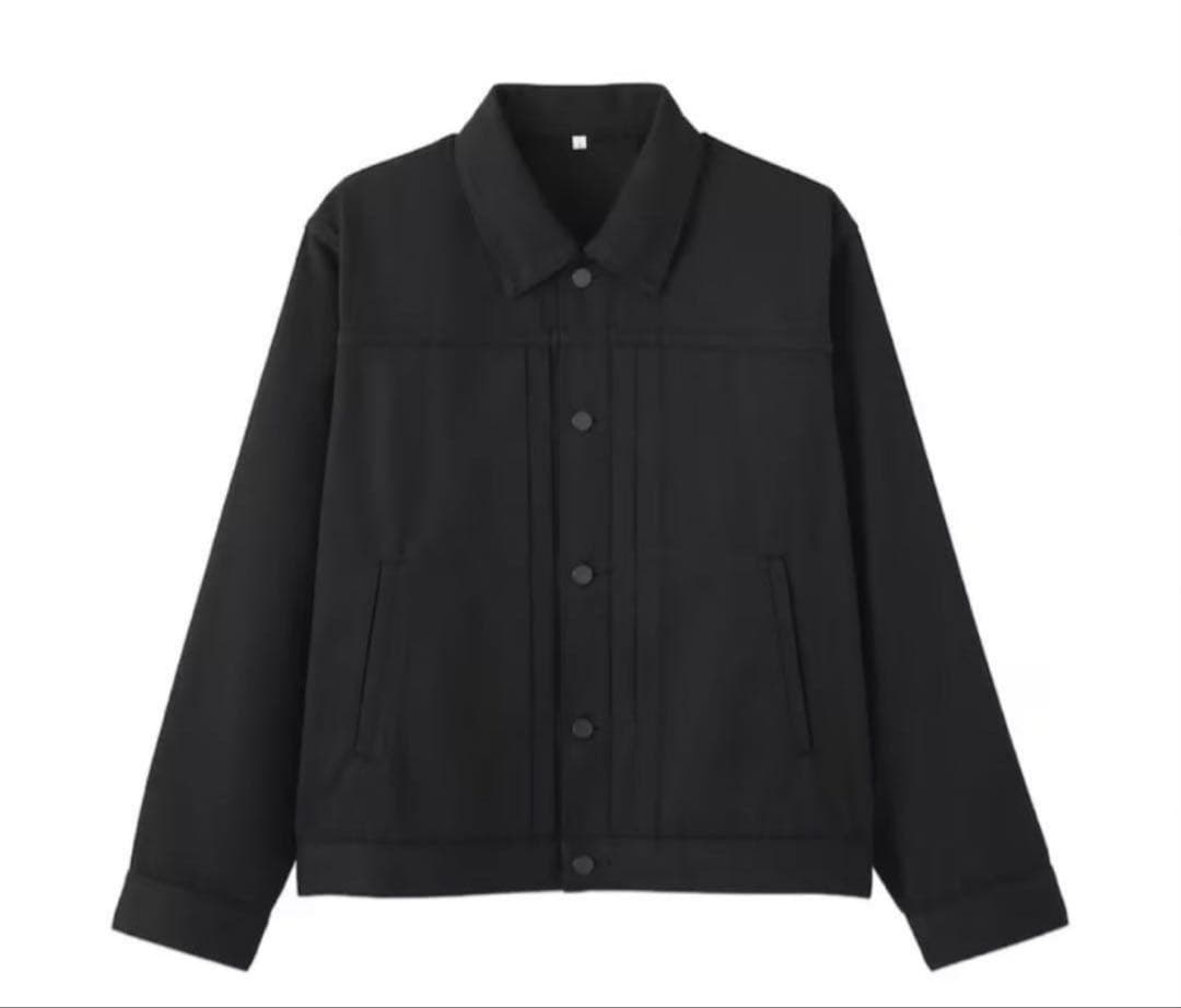 【新品】Muji Labo 再生ポリエステル デニムジャケット set 黒