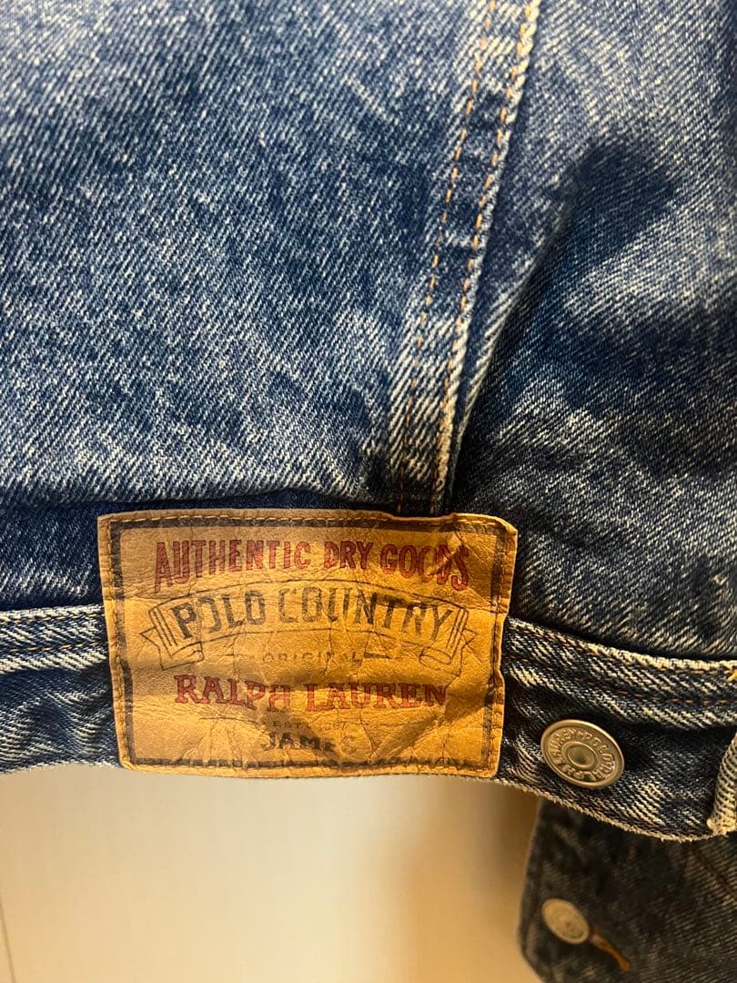 [希少]80〜90年代ラルフローレン POLO COUNTRY デニムジャケット