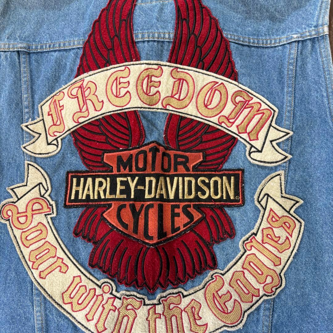 ザ*ス様 Harley-Davidson デニムベスト