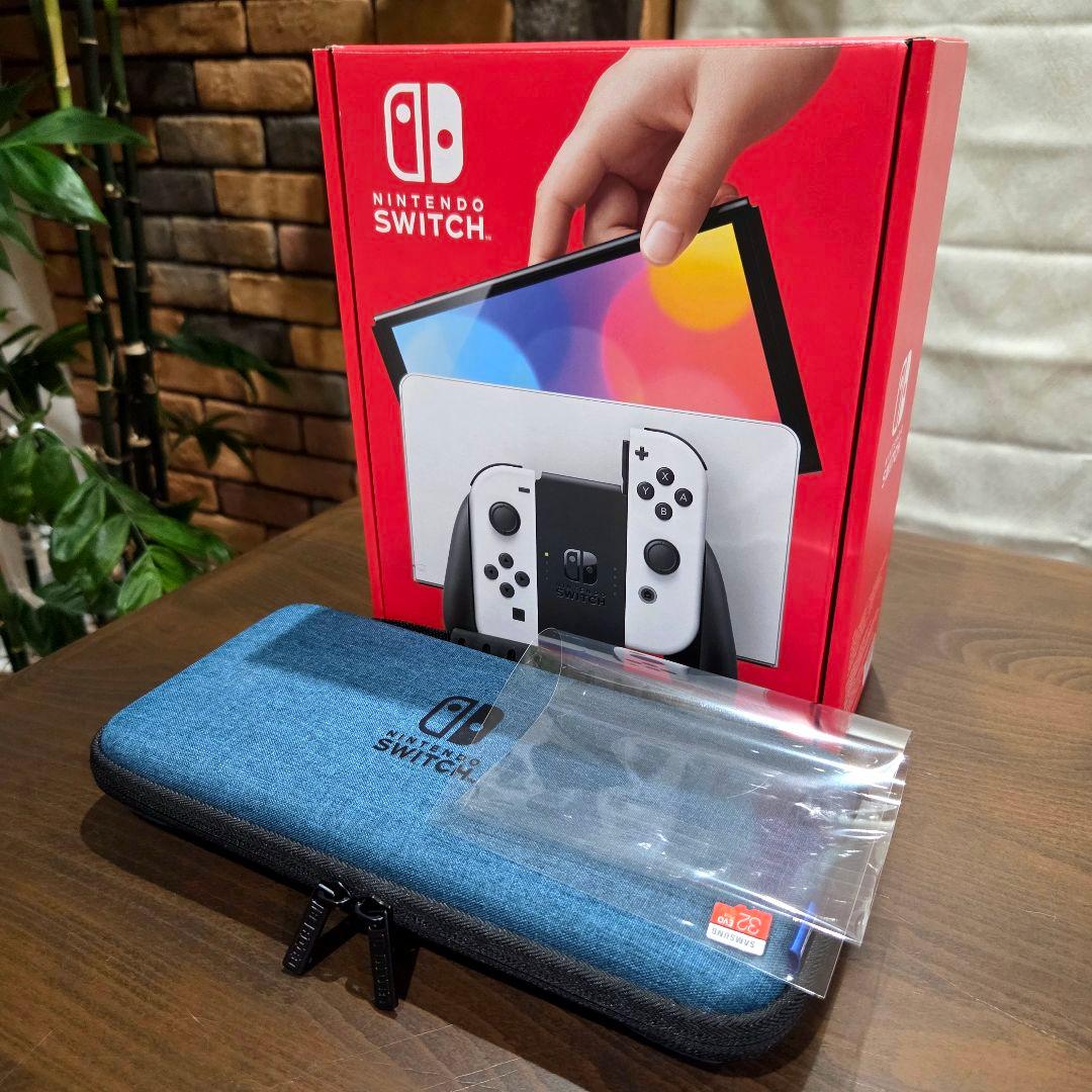 【美品】Nintendo Switch 有機ELモデル 本体 付属品完備