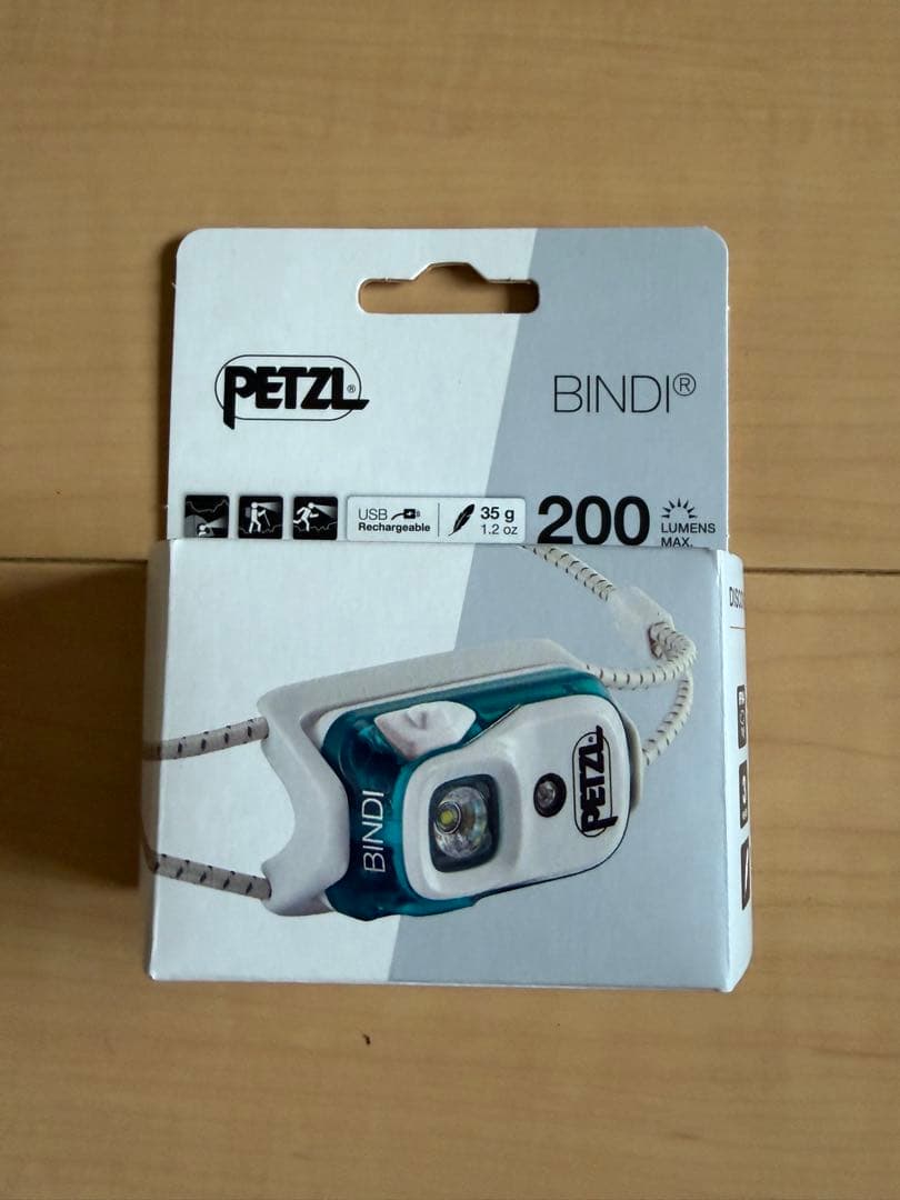 PETZL BINDI ヘッドランプ 200ルーメン