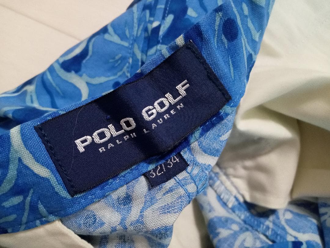 90’s POLO GOLF　Ｗ32　シルクリネン　リゾートパンツ　国内正規品