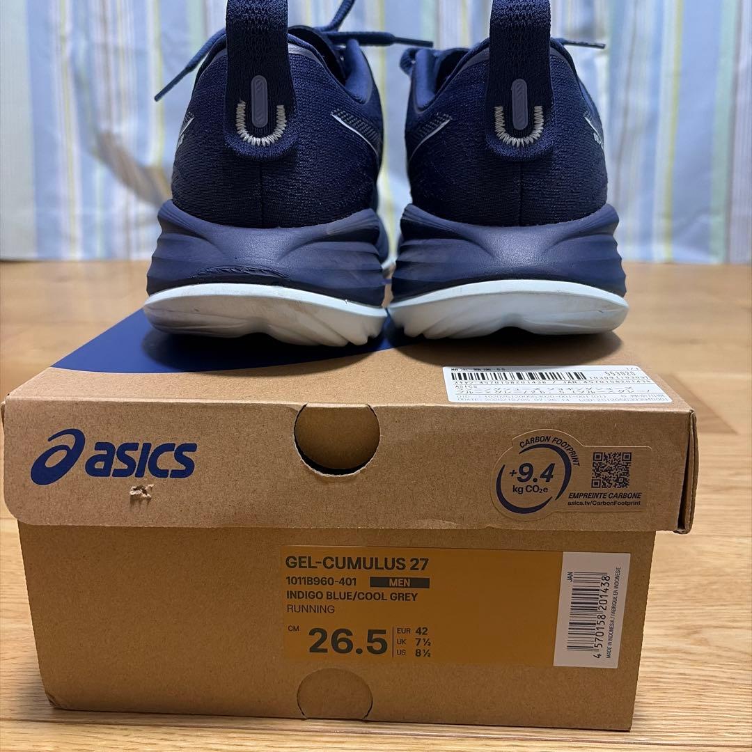 ASICS GEL-CUMULUS 27 ネイビー 26.5cm