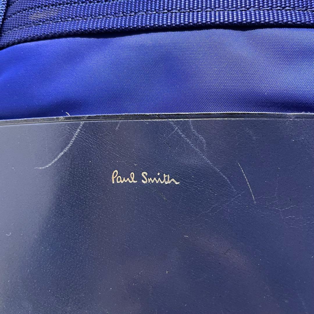 ふ*う様 Paul Smith ナイロントートバッグ 青