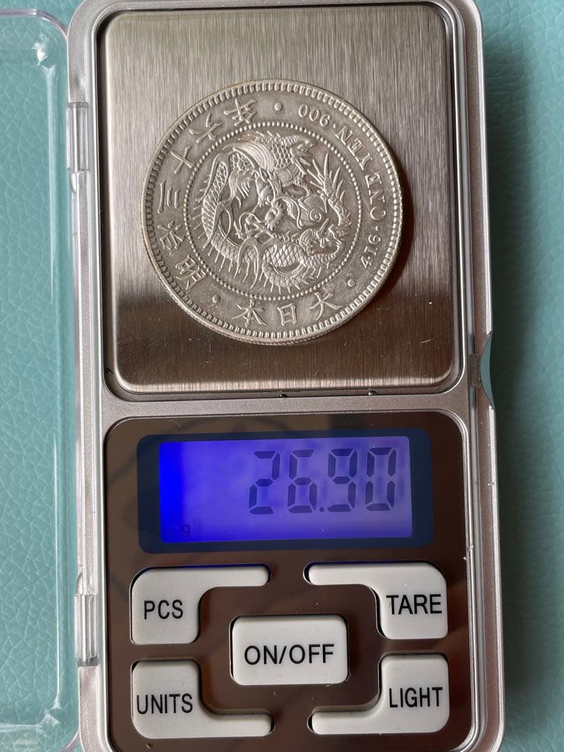 一圓銀貨 明治36年 本物 1円銀貨