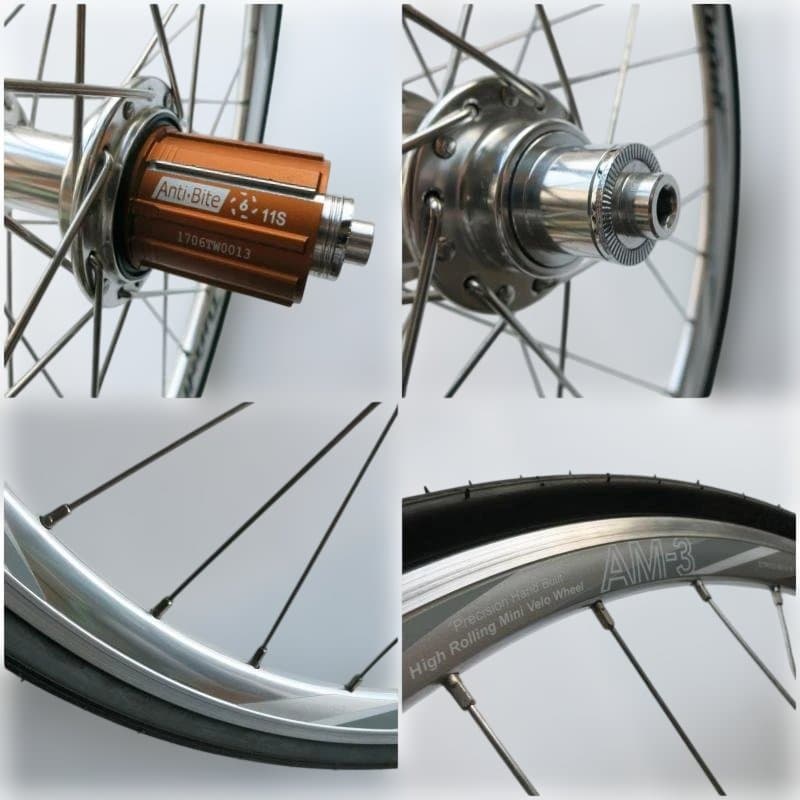 ★Tyrell タイレル 20インチ 451ホイール AM-3 タイヤ付き美品☆