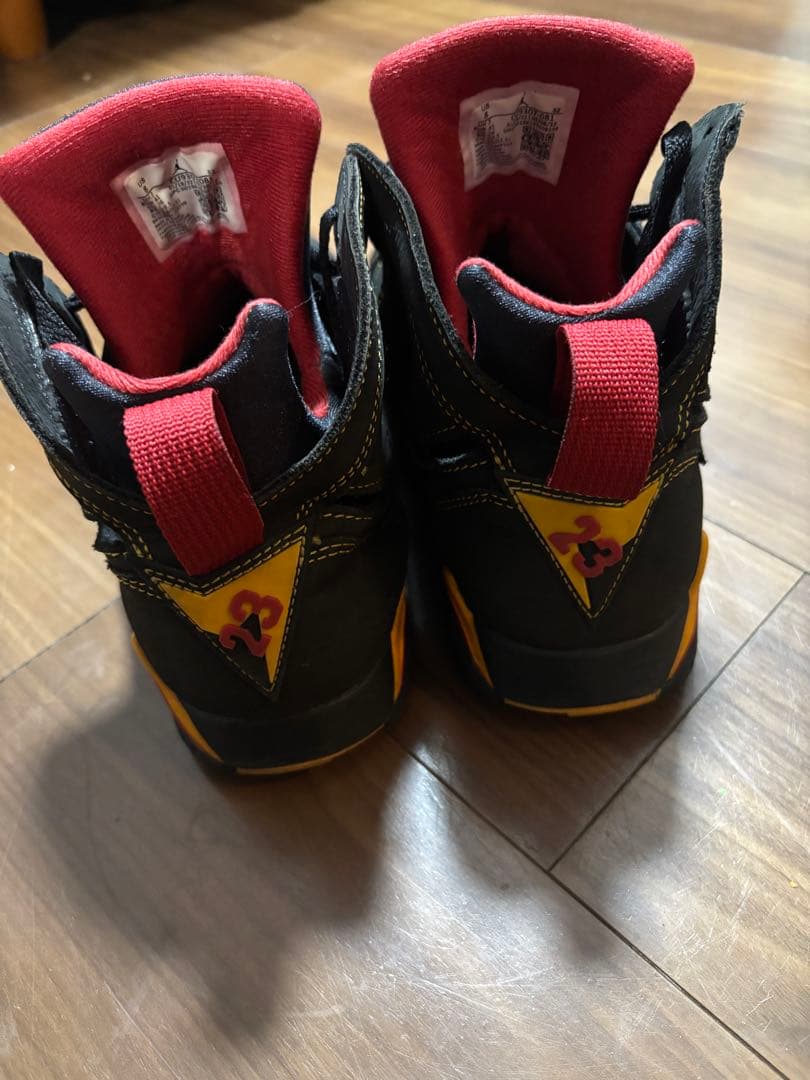Air Jordan 7 ブラック/レッド/イエロー US 8