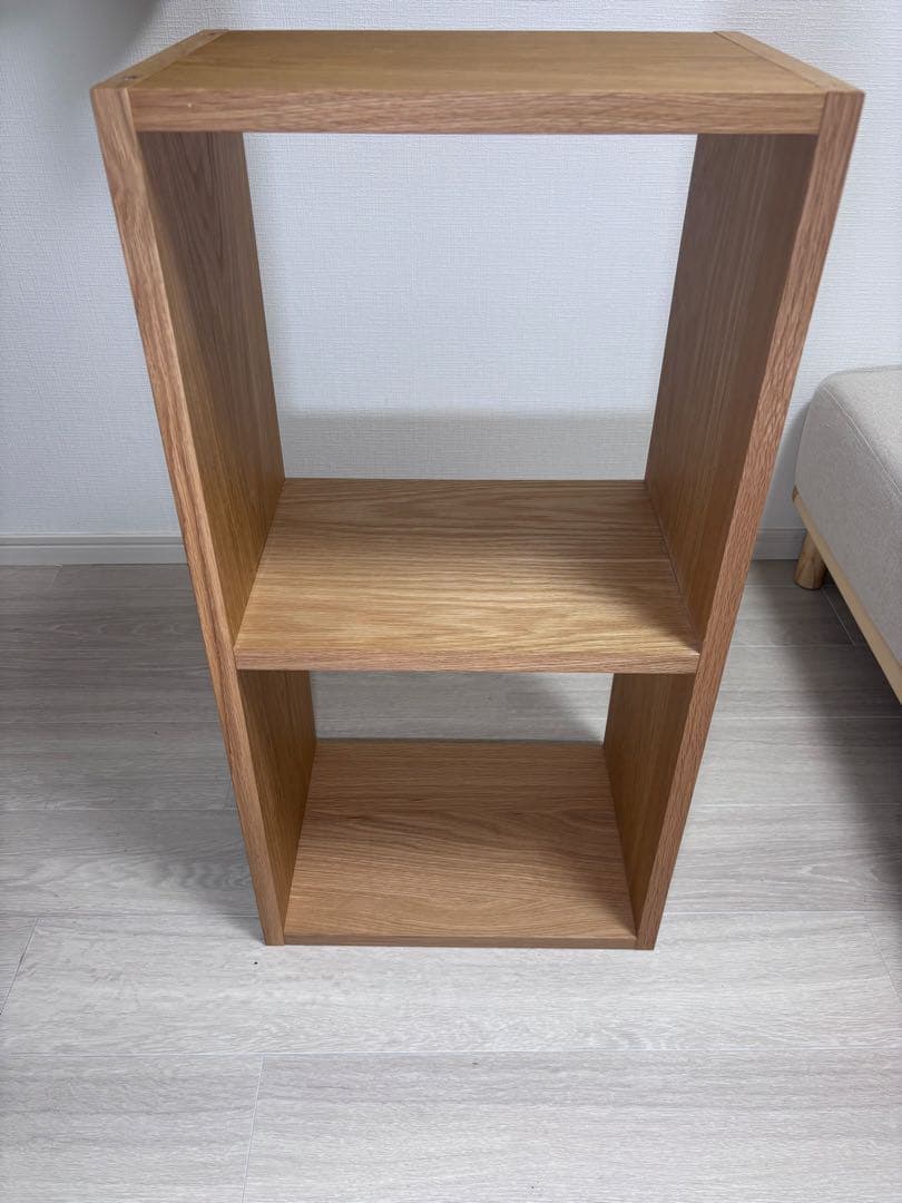 無印良品　スタッキングシェルフ①