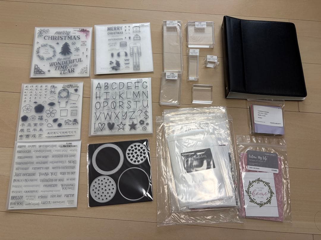 Close to my HEART スタンプ、カード、アルバム材料一式