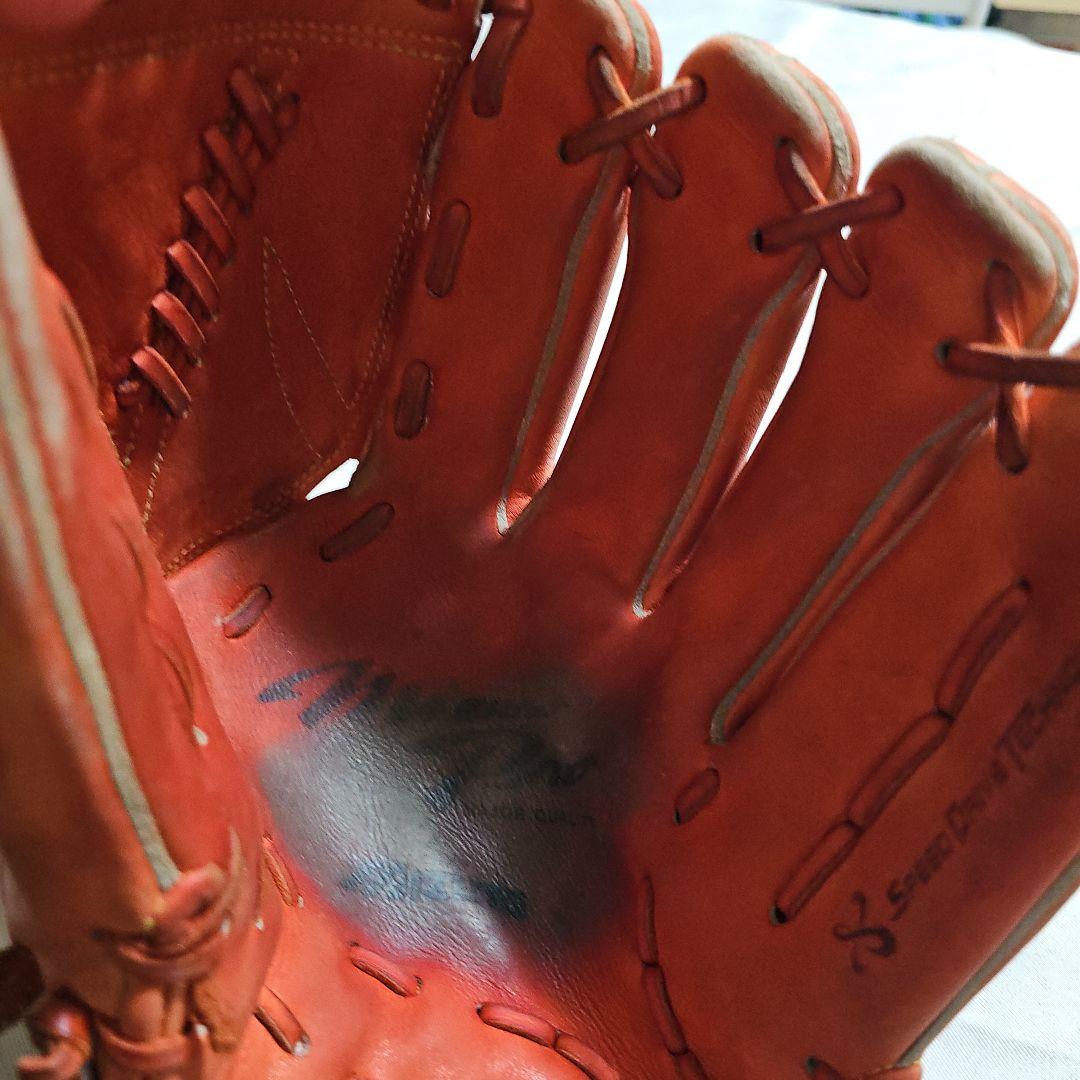 Mizuno オレンジレザーグローブ プロフィット