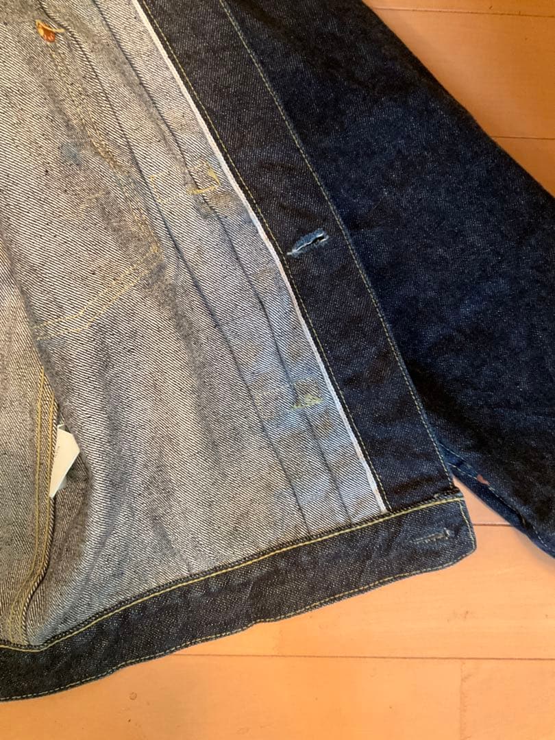 TCB Jeans s40s大戦デニムジャケット　サイズ44 Tバック
