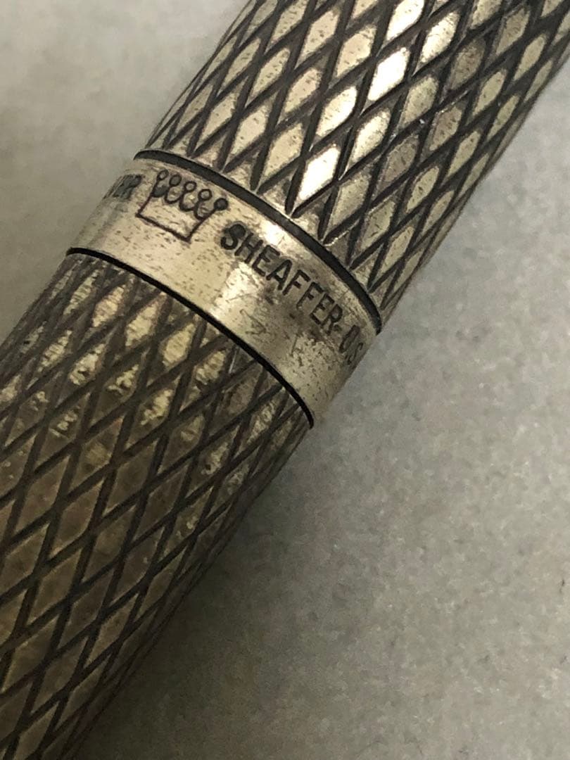 m*り様 SHEAFFER 万年筆　silver 14K シェーファー