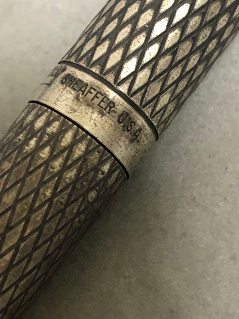 m*り様 SHEAFFER 万年筆　silver 14K シェーファー