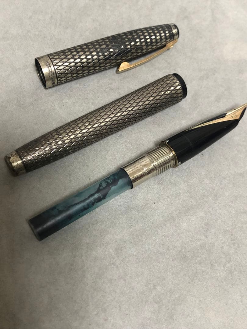 m*り様 SHEAFFER 万年筆　silver 14K シェーファー