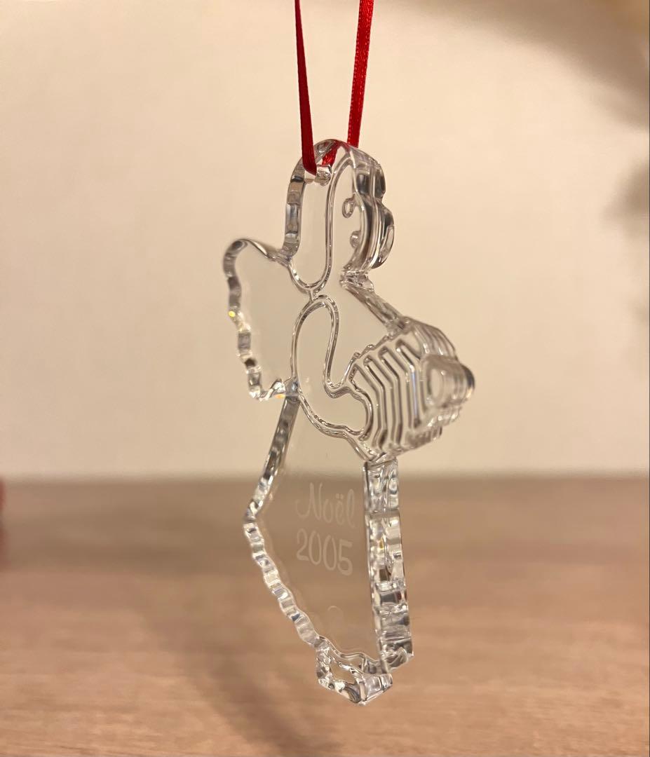 Baccarat Noël 2005 クリスマスオーナメント　天使　Angel
