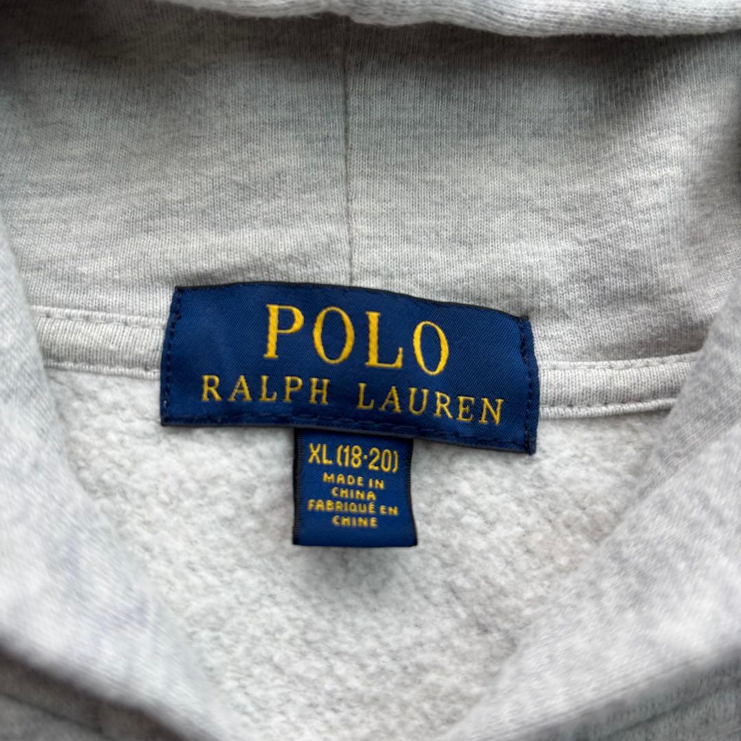 【ec7】POLO RALPH LAUREN　ジップパーカー　M相当　ポロベア