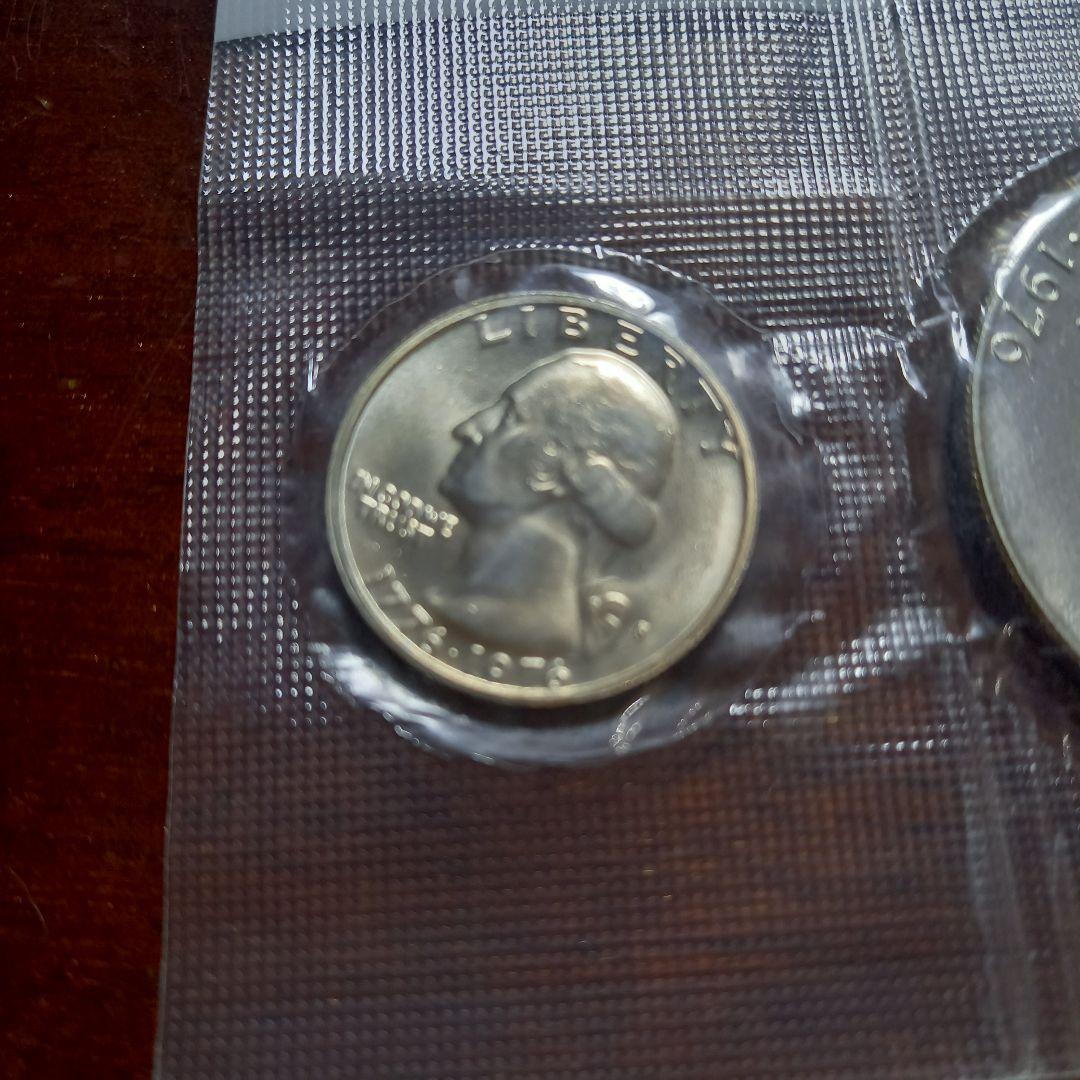 銀貨 アメリカ合衆国 1976年 記念銀貨 3枚セット 本物保証