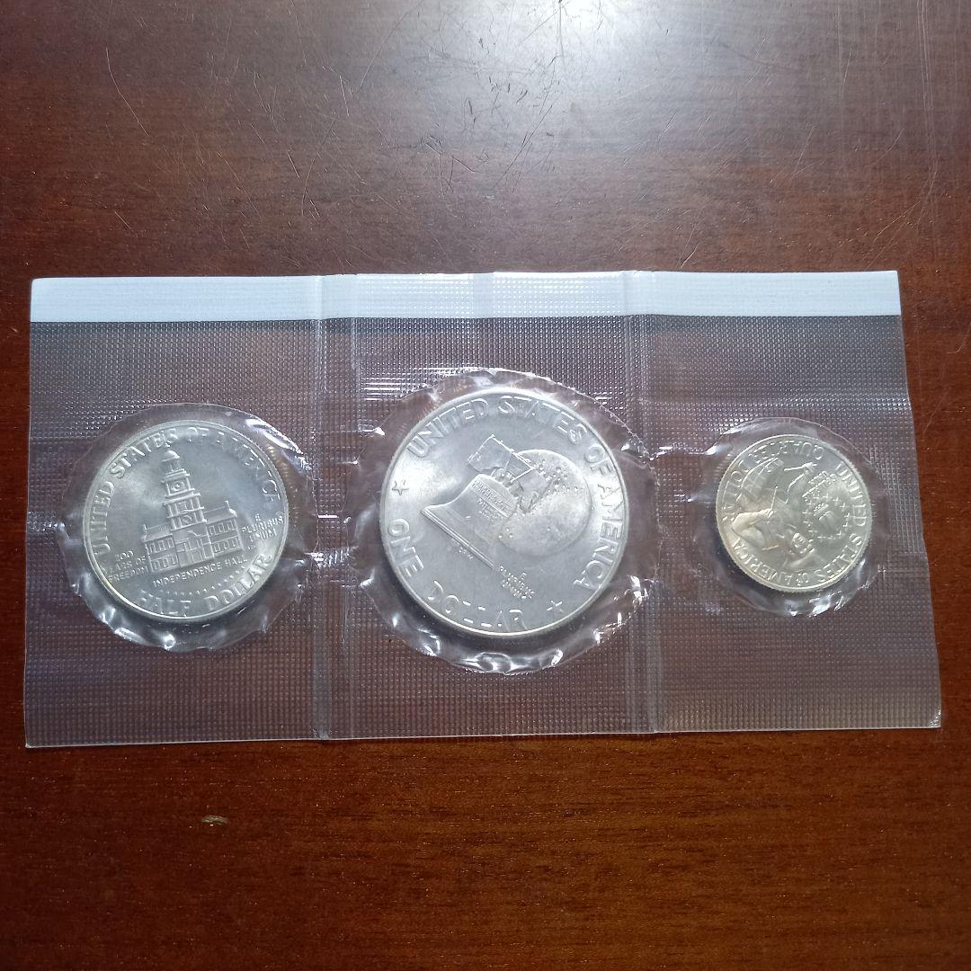 銀貨 アメリカ合衆国 1976年 記念銀貨 3枚セット 本物保証