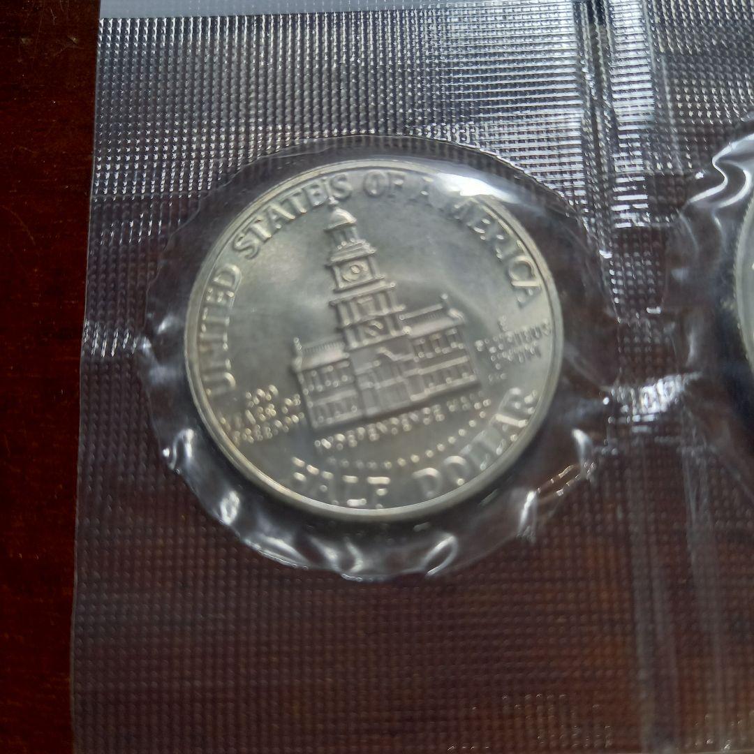銀貨 アメリカ合衆国 1976年 記念銀貨 3枚セット 本物保証