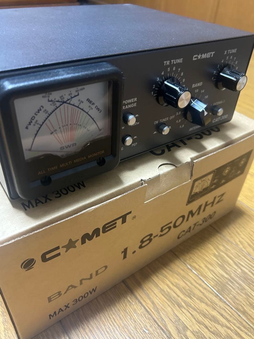 値下げ　コメット　1.8-50MHz対応、最大300Wアンテナチューナー　中古品