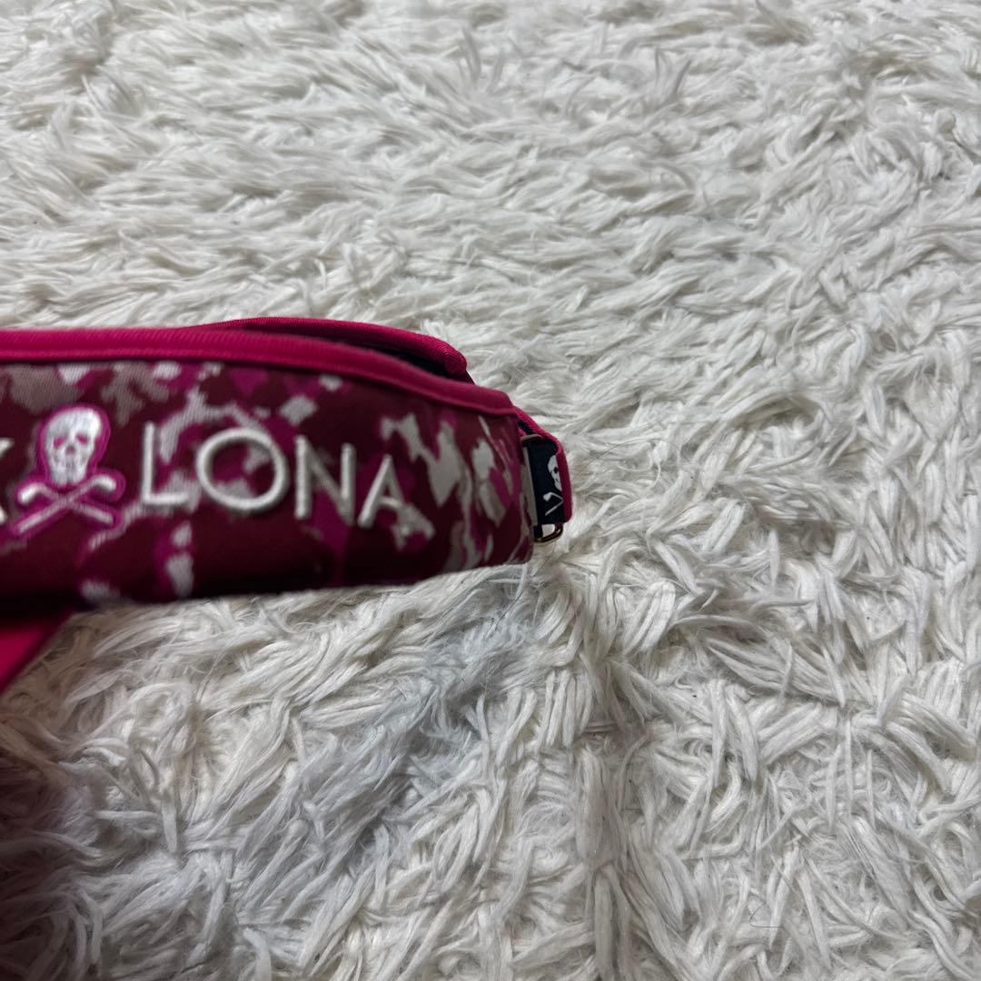 MARK LONA ピンク レオパード バイザー マークロナ レディース