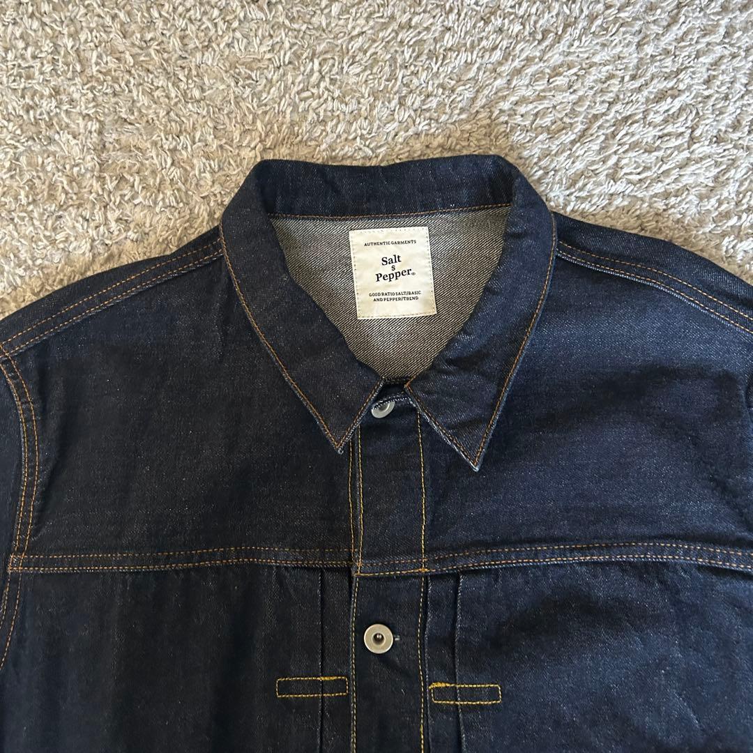 Salt&Pepper 1st デニムジャケット Tバック濃紺 XL