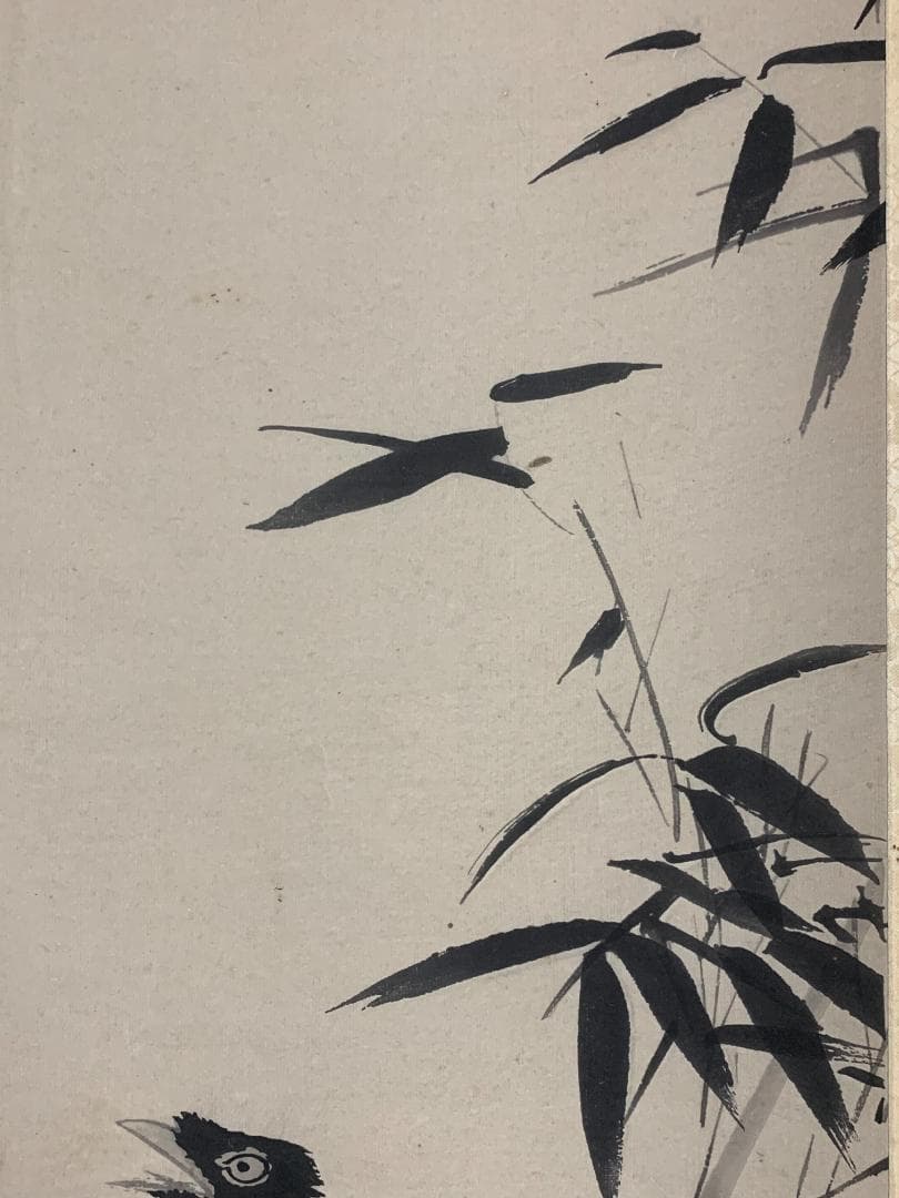呂紀 花鳥図 紙本 工芸印刷 掛軸 朶雲軒 中国画 明代 宮廷画家 453
