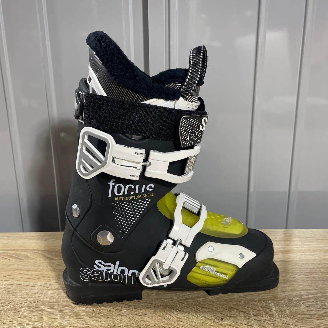 SALOMON158cm 25/25.5cm ストック115cmスキーセット‼︎
