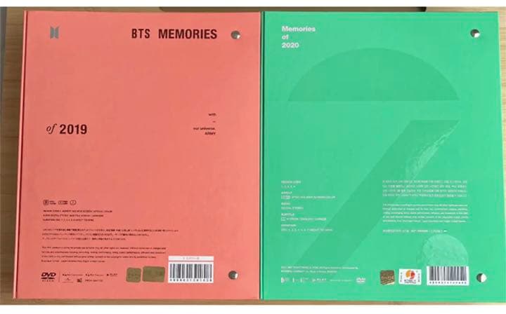 【トレカ無】BTS Memories 2020 2019 DVDセット
