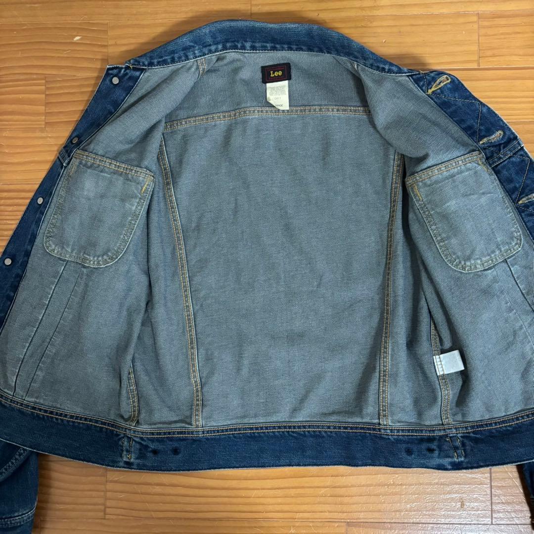 Lee 101J 90sデニムジャケット L 復刻 日本製 モデル番号0411