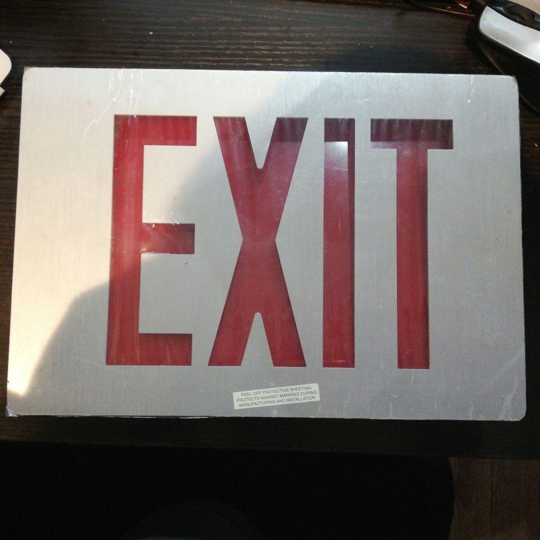M●希少☞Big Beam☜USヴィンテージExit Sign