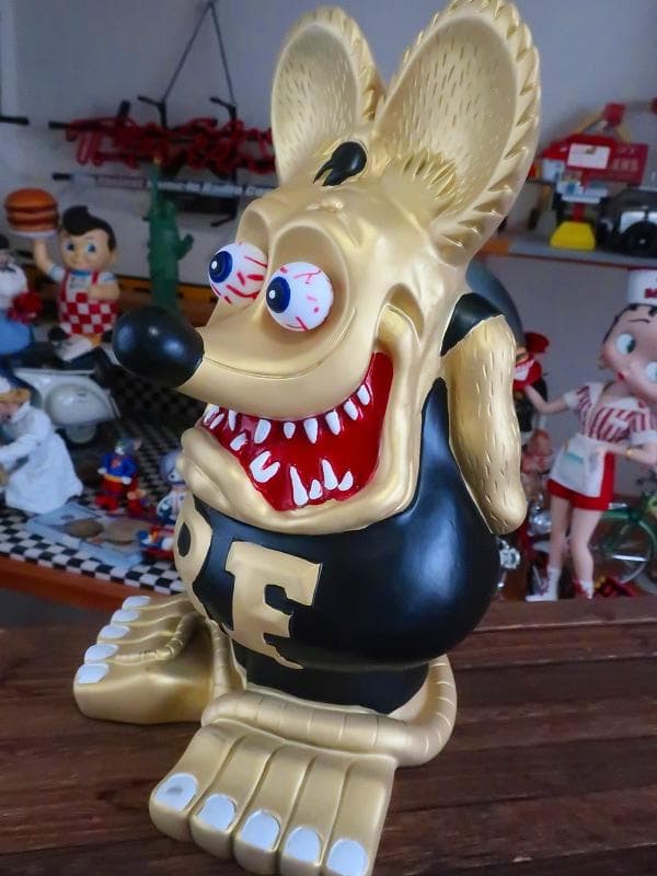 ラットフィンク Rat Fink 豪華 ゴージャス スタチュー 像 フィギュア