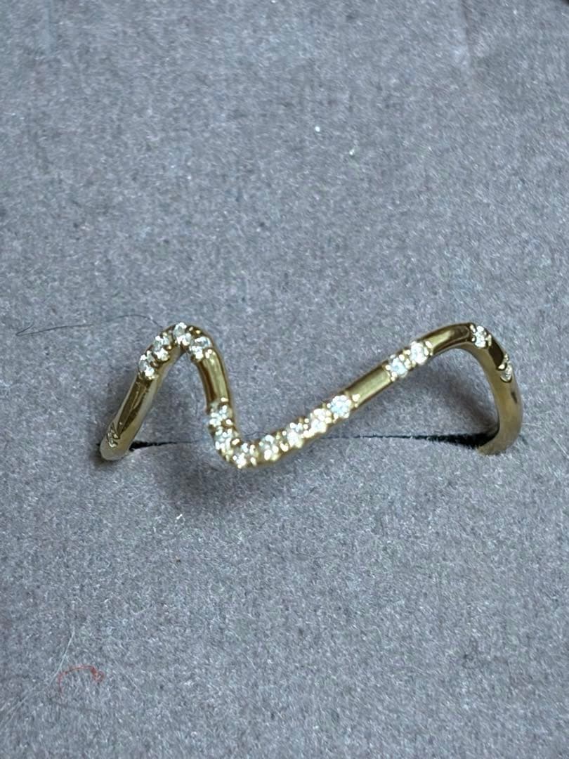 ete bijoux ダイヤモンドリング　スキニー　　13号　K18 エテ