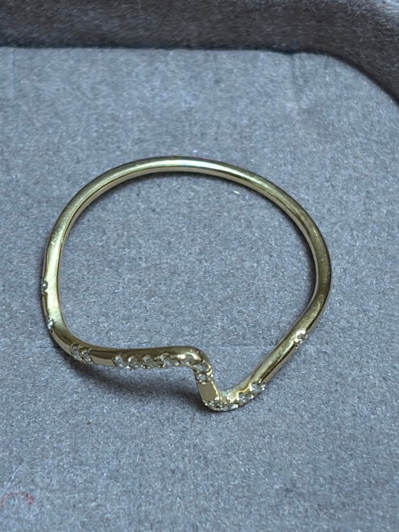 ete bijoux ダイヤモンドリング　スキニー　　13号　K18 エテ