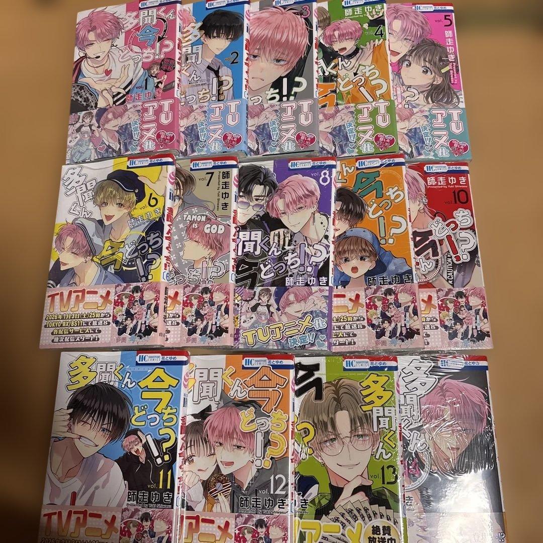 【新品】多聞くん今どっち！？ 師走ゆき 1～14巻 全巻セット
