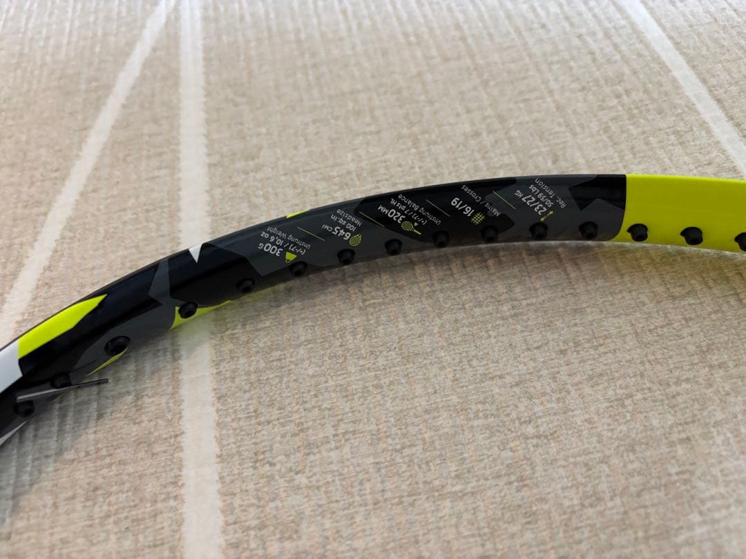 【未使用・スペック調整品】　Babolat ピュアアエロ2022 G2 その②
