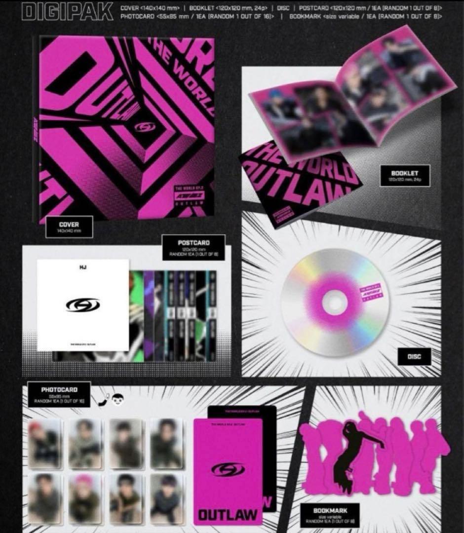 ATEEZ outlaw digipack hello82 サン
